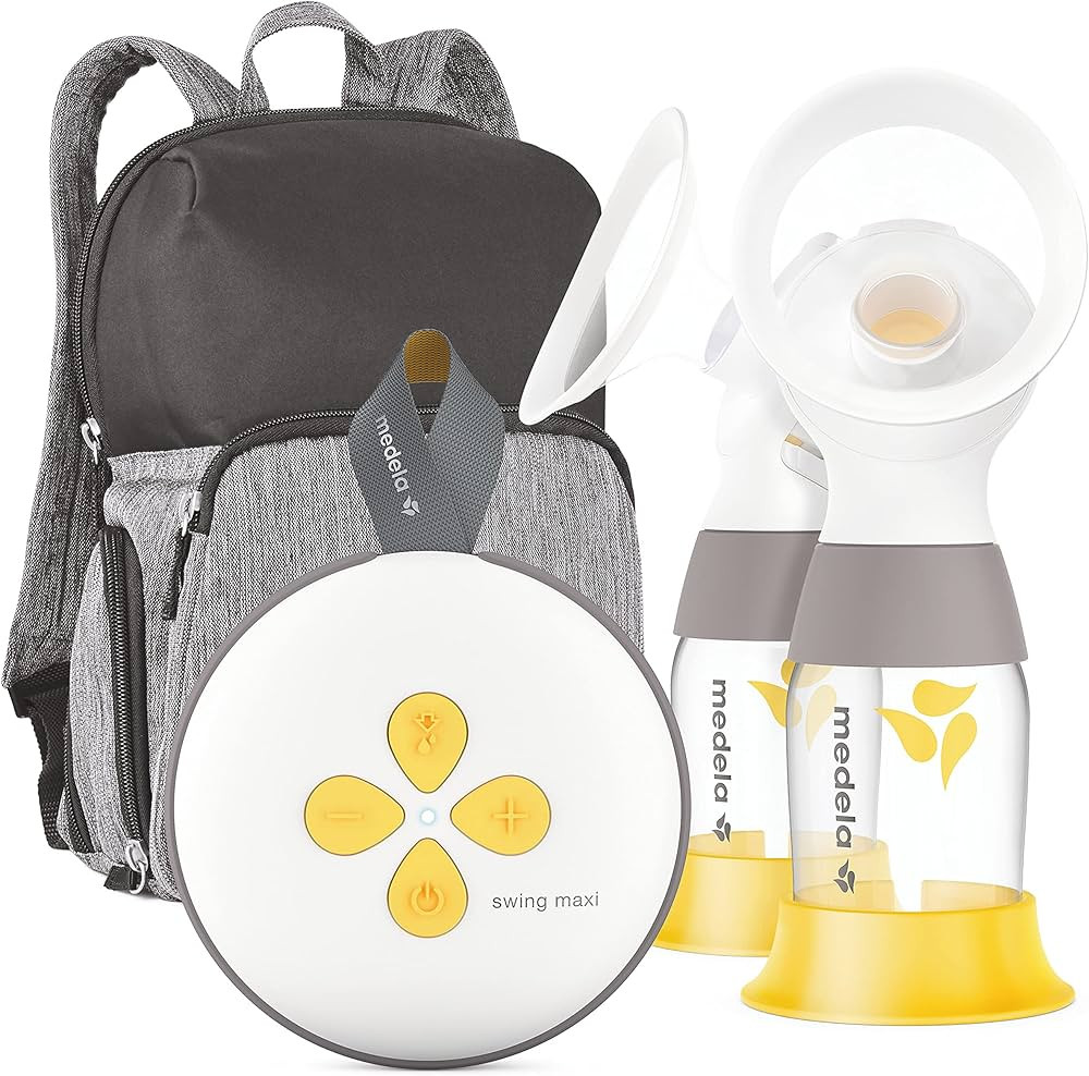 Medela Breast Pump | Swing Maxi Double Electric | Portable Breast Pump | USB-C Rechargeable | Blu... | Amazon (US)