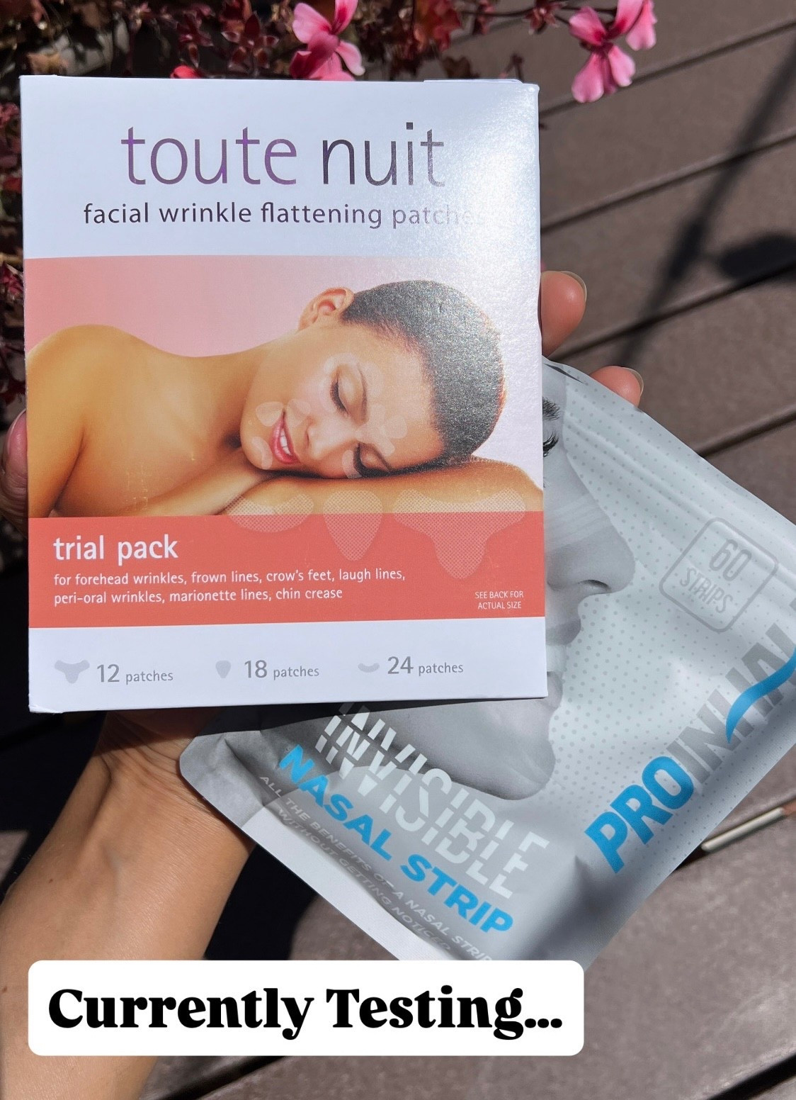 Testing winkle face tape and nasal dilator strips! 

#LTKselfcare #LTKMothersDay