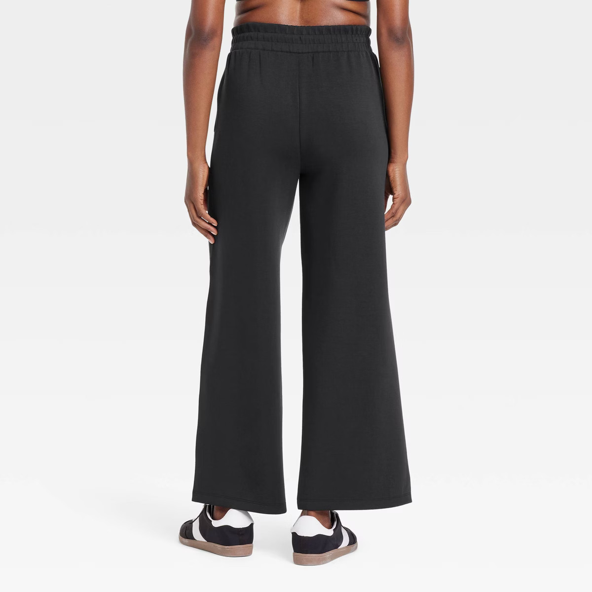 Women's Airy Sleek High-Rise Wide Leg Sweatpants - All In Motion™ Light Brown XS | Target