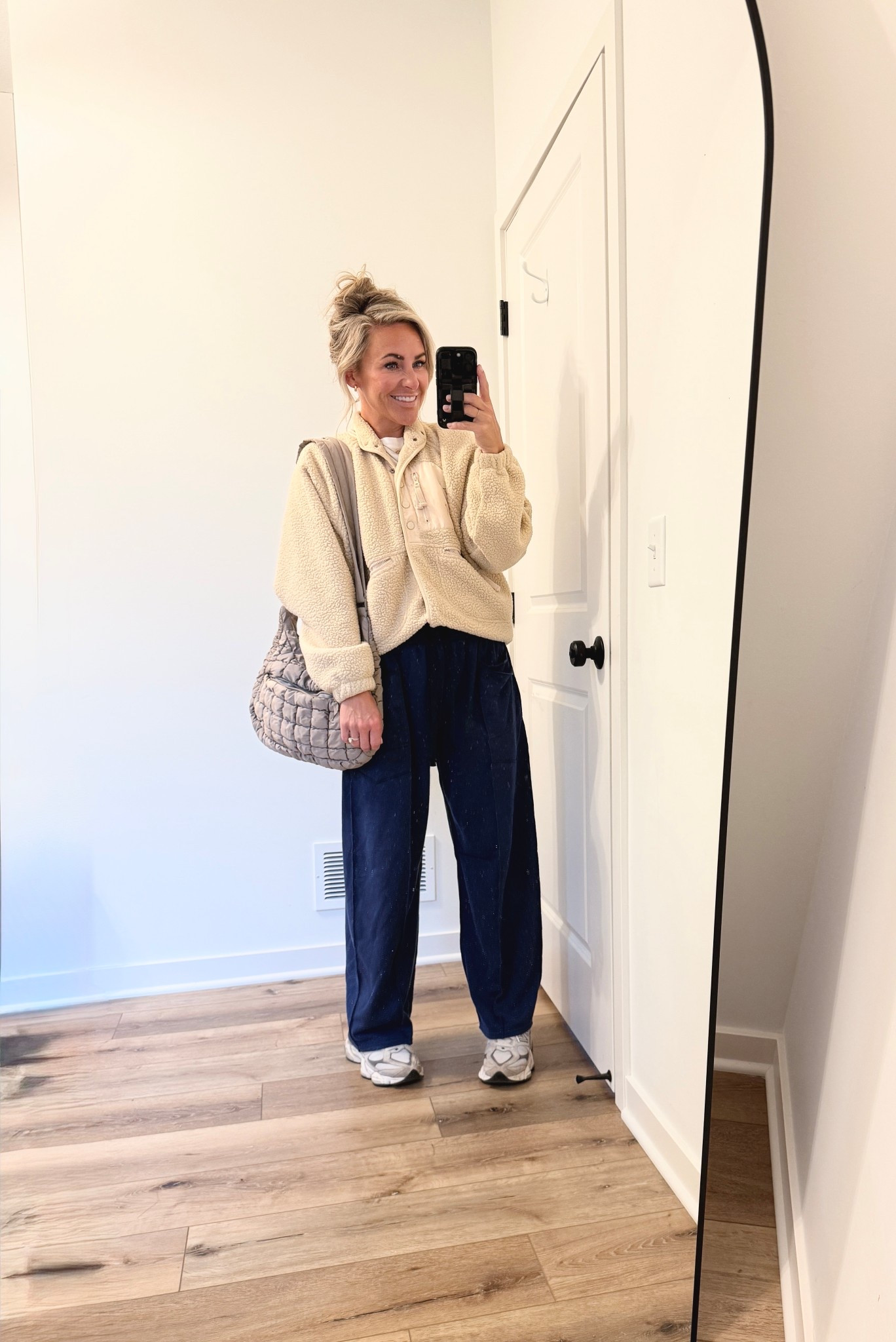 Cozy mom fit for a day of errands and kid taxi 🚕 

These pants and jacket are the best FP dupes I’ve ever gotten! Both TTS! 

#LTKActive #LTKStyleTip #LTKSeasonal