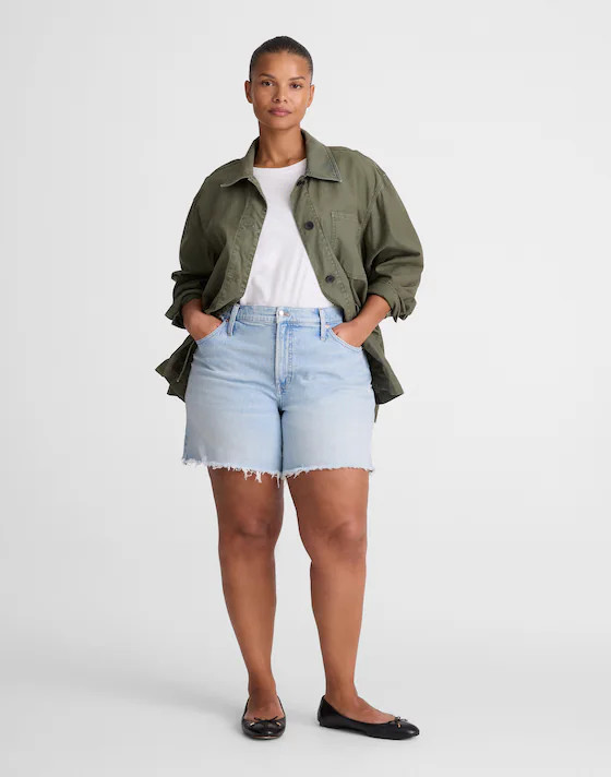 The Plus Perfect Vintage Mid-Length Short | Madewell
