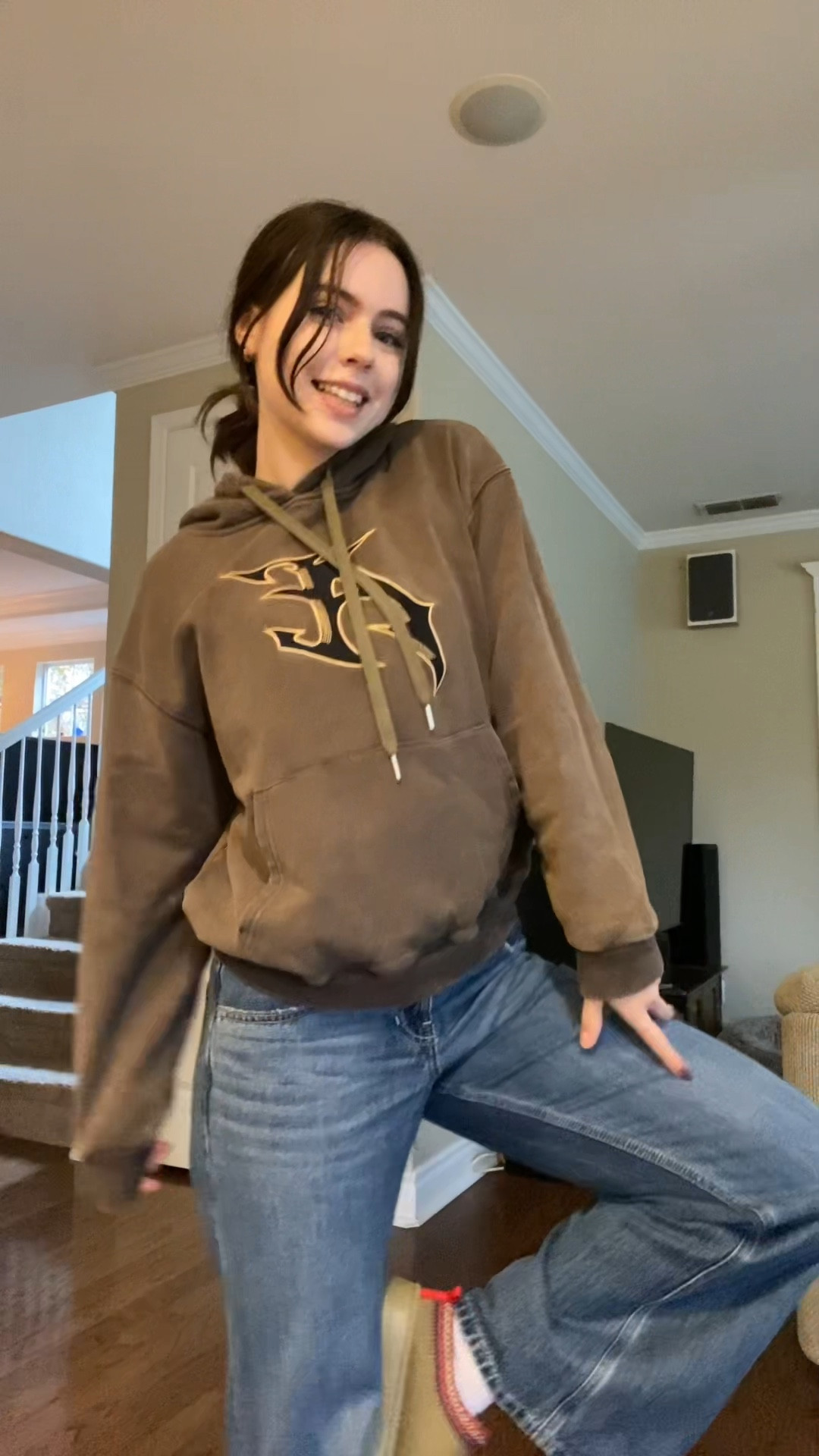 Rainy day ootd!🖤

Sweater is from Aelfric Eden, code Sequins25 for $$ off

Streetwear women / street style / street wear / Baggy jeans / baggy jeans outfit / baggy pants / low rise baggy jeans outfits / Ugg outfits / ugg tasman outfit / ugg tazz outfits / College outfits / college fashion / college class outfits / high school outfits / Hollister jeans / Hollister / trendy outfits / trendy shoes / trending shoes / slipper outfits

#LTKFindsUnder100 #LTKFindsUnder50 #LTKSeasonal