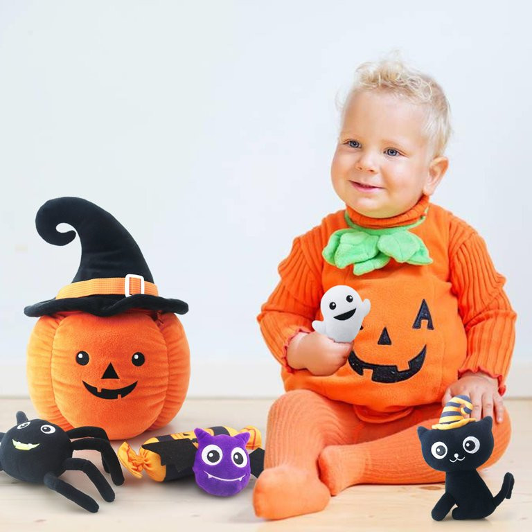 My First Halloween Pumpkin Toys,teytoy Nontoxic Fabric Baby Cloth Activity Crinkle Halloween Play... | Walmart (US)