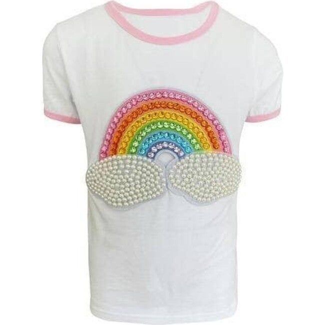 Rainbow Pearl Patch T-Shirt, Multi | Maisonette