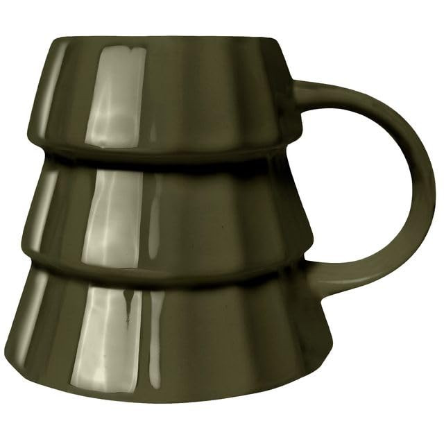 Sweet Water Decor Green Tree Coffee Mug, 17oz Ceramic Christmas Mug, Dishwasher & Microwave Safe,... | Amazon (US)