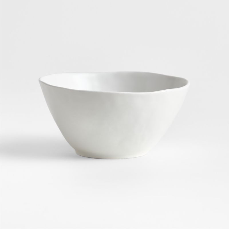 Mercer Matte White Cereal Bowl + Reviews | Crate & Barrel | Crate & Barrel
