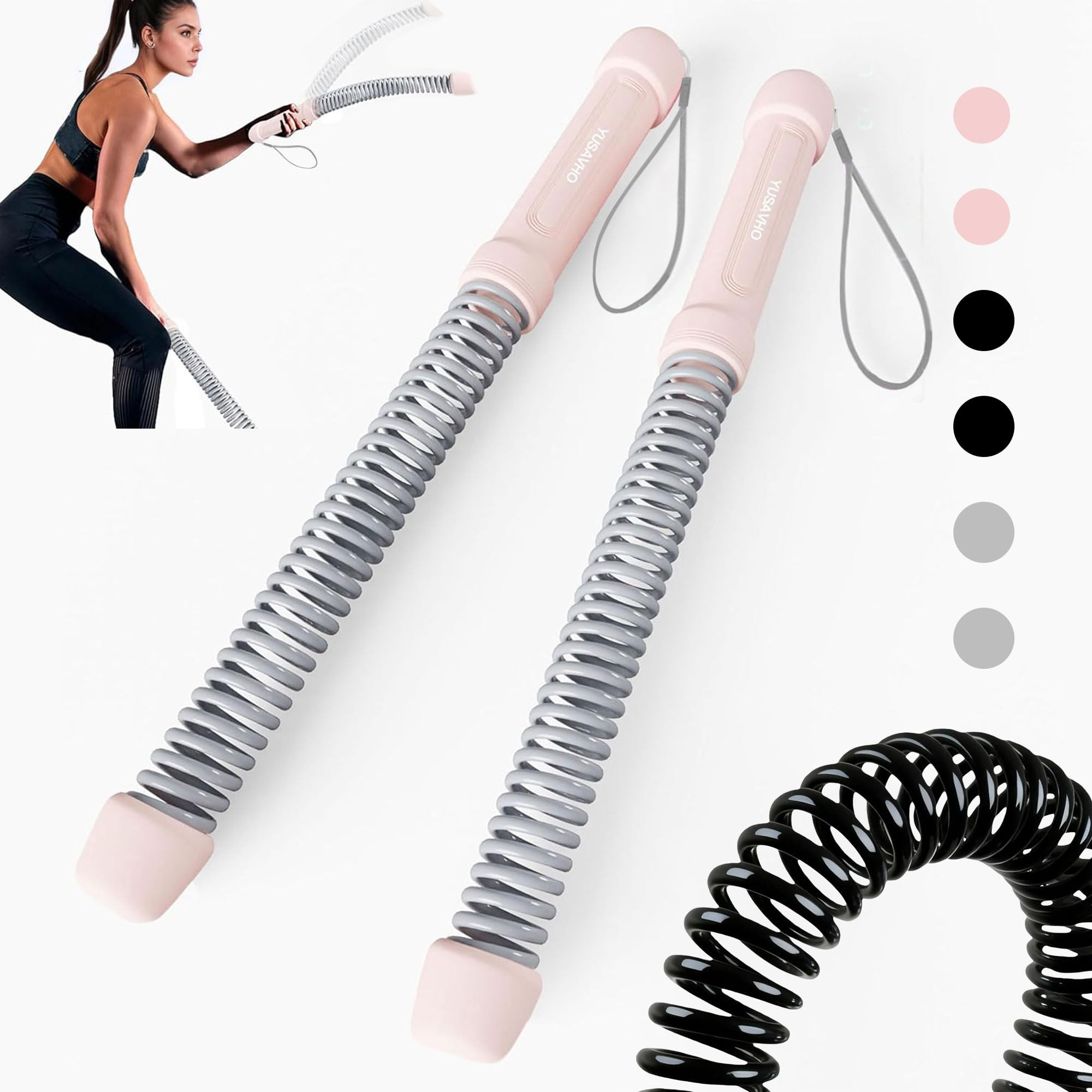 Ropeless Battle Ropes for Home Gym-Portable Cordless Training Rope Fitness Equipment for Men & Wo... | Amazon (US)