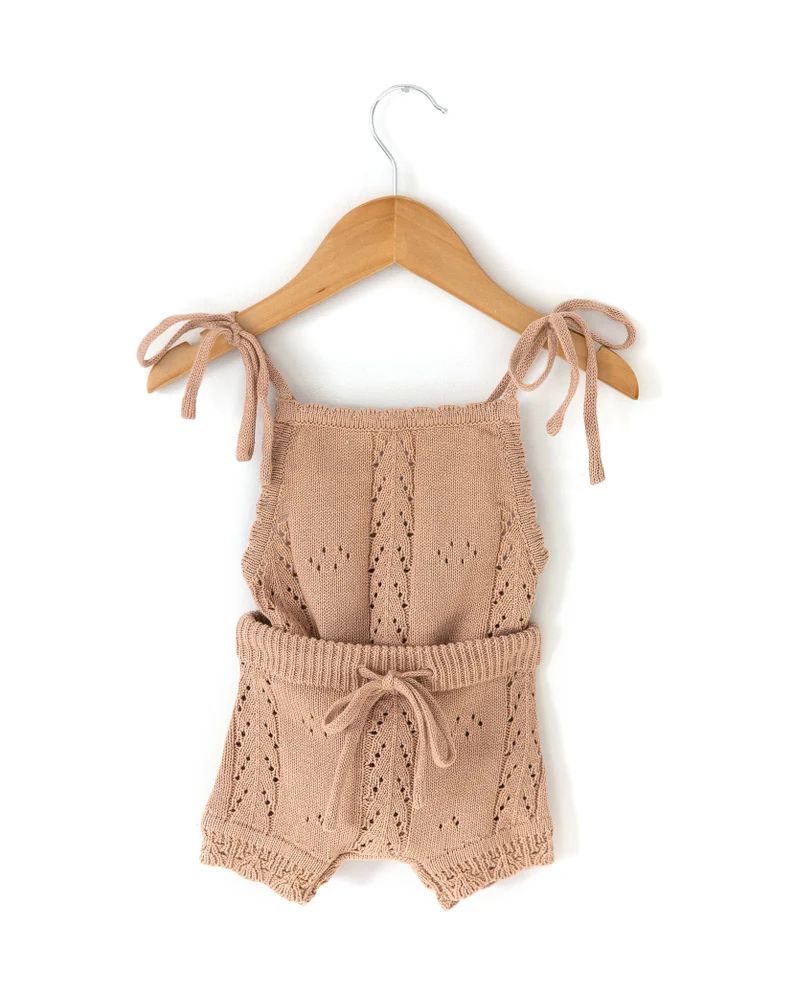 Brynn Knitted Outfit in Light Brown | Etsy (US)
