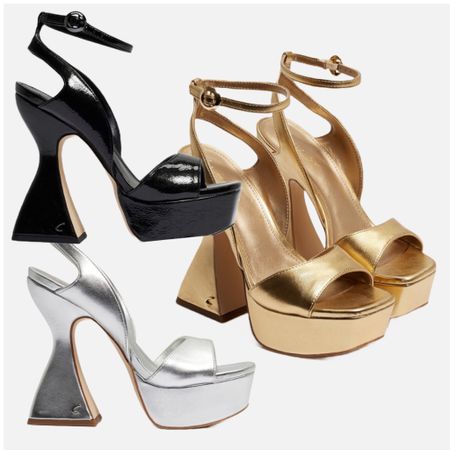 Alisa Sculpted Platform Heel

Get groovy with the Alisa heels. The understated strappy details let this flared heel steal the spotlight, as it should.
Alisa Sculpted Platform Heel
Closure: Buckle
Toe: Open
Heel Height: 5.5 inches
Platform Height: 1.6 inches
Material: Synthetic

#eveningdressheels #formalheels #nye #newyeareveheels

#LTKshoecrush #LTKwedding #LTKunder100