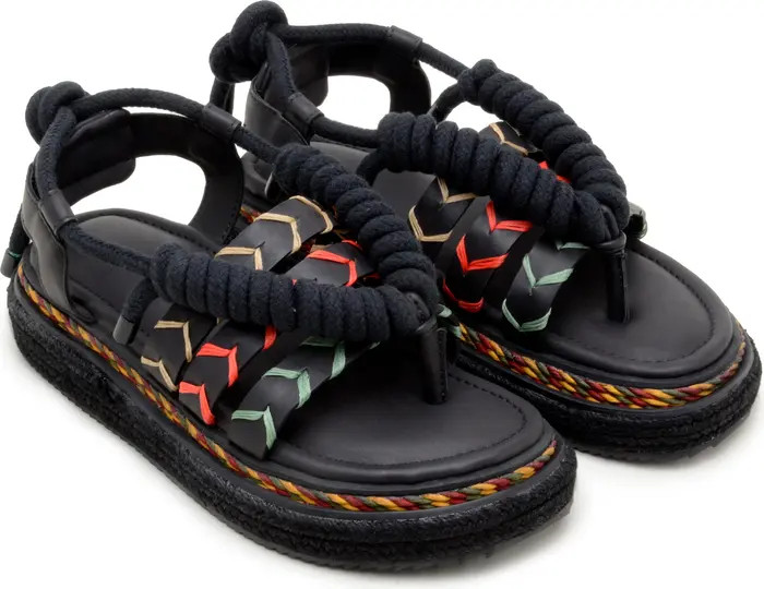 Rope Tie Flatform Sandal | Nordstrom