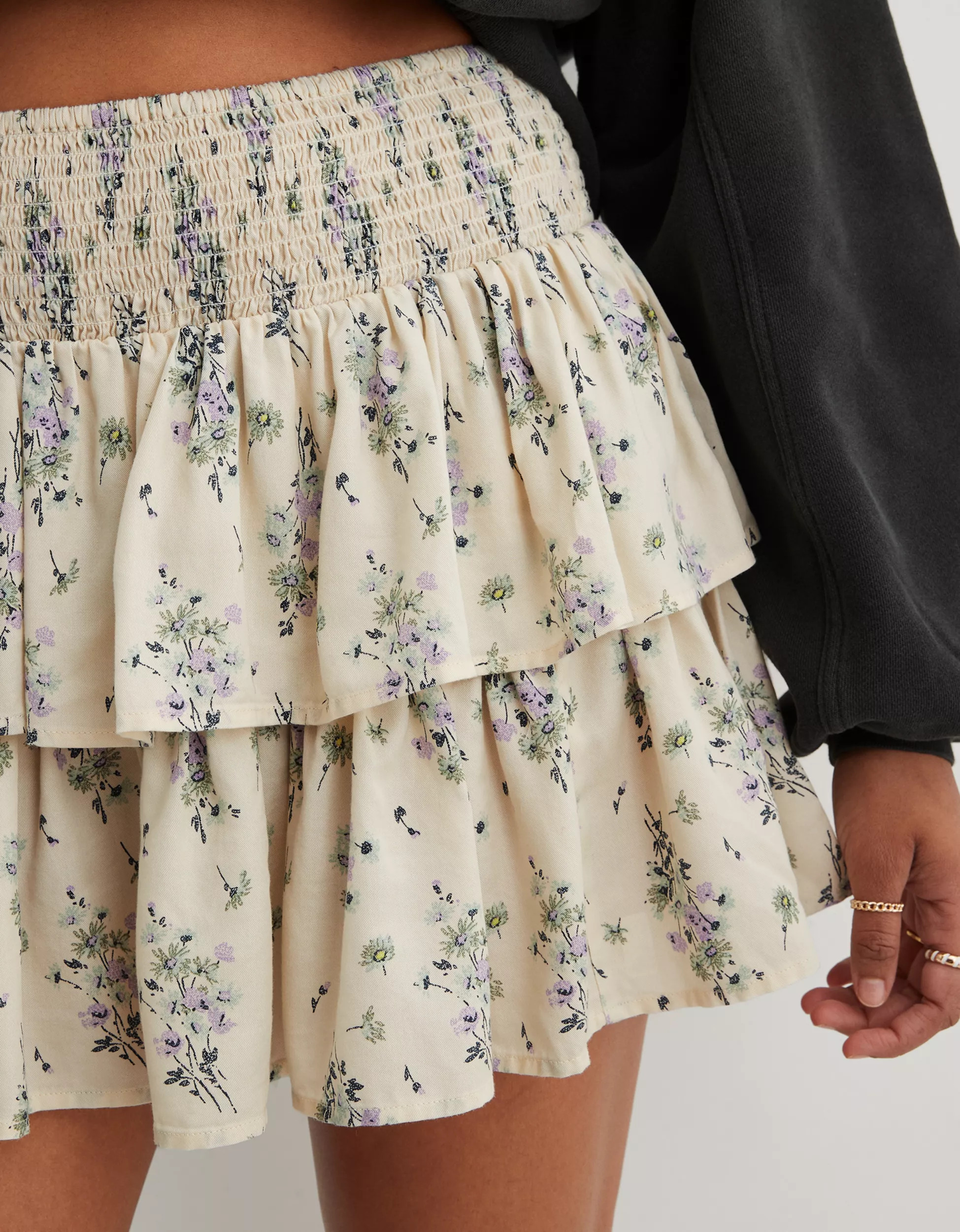 Aerie Ready-To-Ruffle Mini Skirt | American Eagle Outfitters (US & CA)