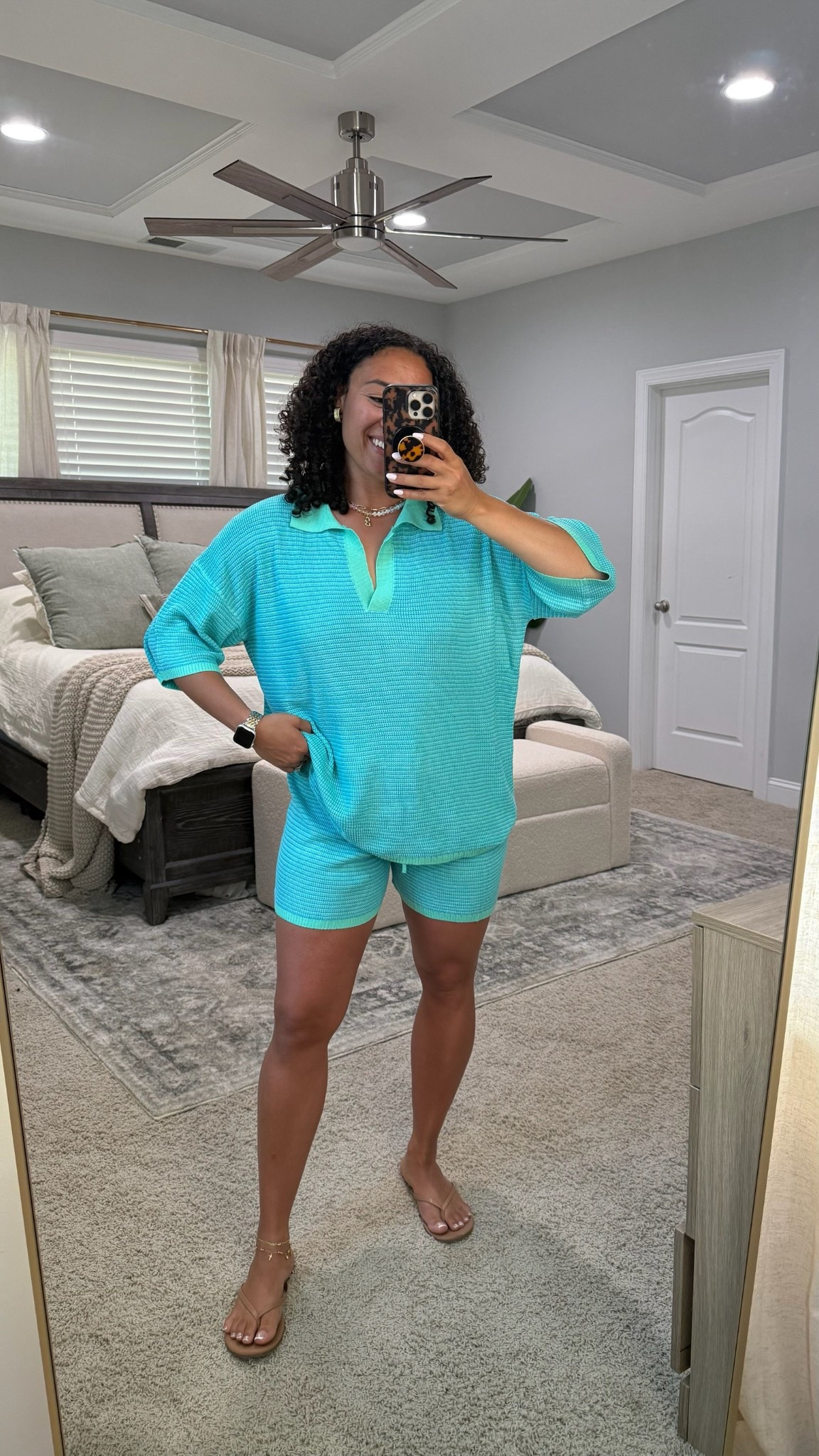 This bright oversized lounge set is perfect for summer and even traveling ☀️

#LTKmomlife #LTKootd #LTKgrwm