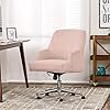 Serta Style Leighton Home Office Chair, Twill Fabric, Blush Pink | Amazon (US)