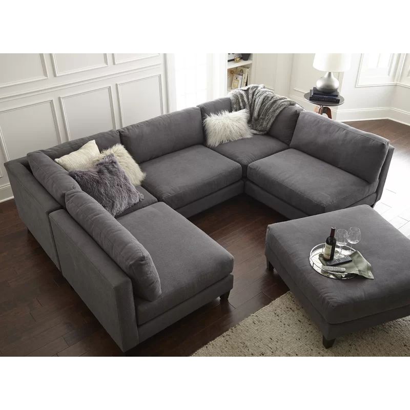 Chelsea 120" Wide Symmetrical Modular Corner Sectional | Wayfair North America