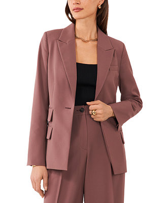 1.STATE Women's Straight-Fit One-Button Tuxedo Blazer - Macy's | Macy's