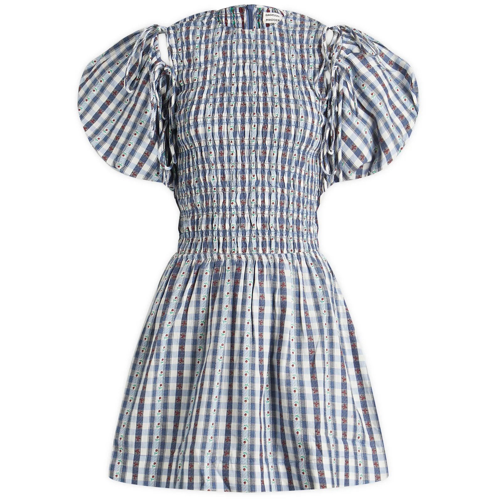 Damson Madder Women's Becca Bubble Mini Dress in Navy, Size UK 12 | END. Clothing