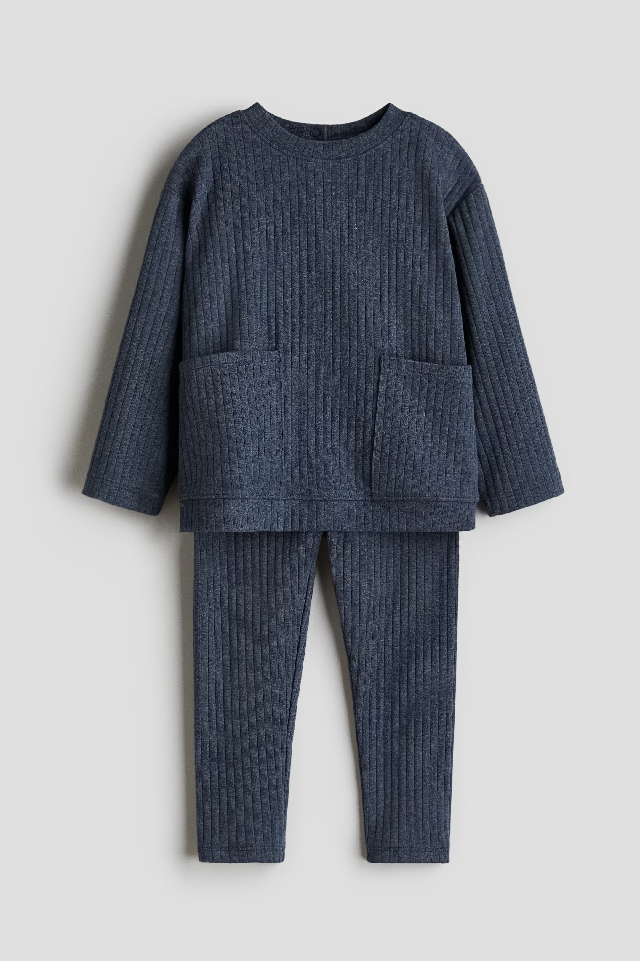 2-Piece Ribbed Cotton Set | H&M (US + CA)