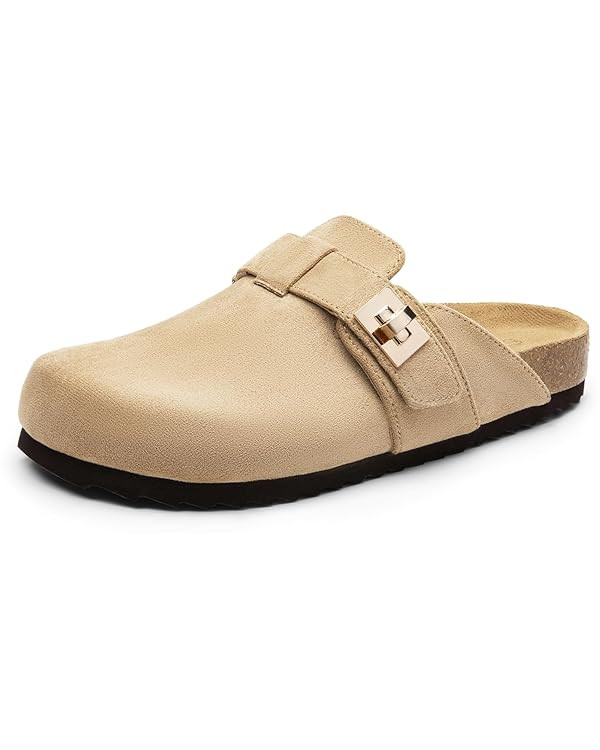 DREAM PAIRS Women's Clogs for Women Mules Cork Footbed Slip-On Shoes with Arch Support | Amazon (US)