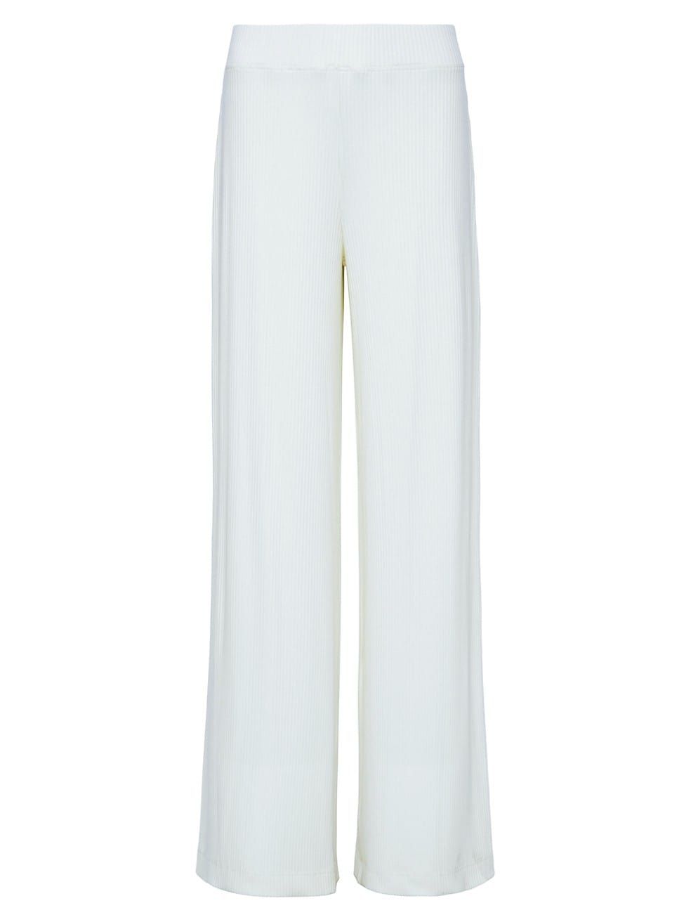 The Crawford Ribbed Wide-Leg Pants | Saks Fifth Avenue
