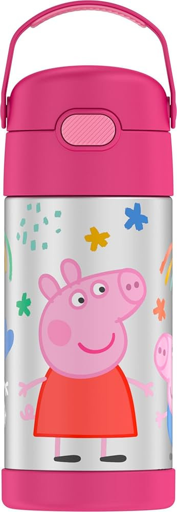 THERMOS FUNTAINER Water Bottle with Straw - 12 Ounce - Kids Stainless Steel Vacuum Insulated Wate... | Amazon (US)