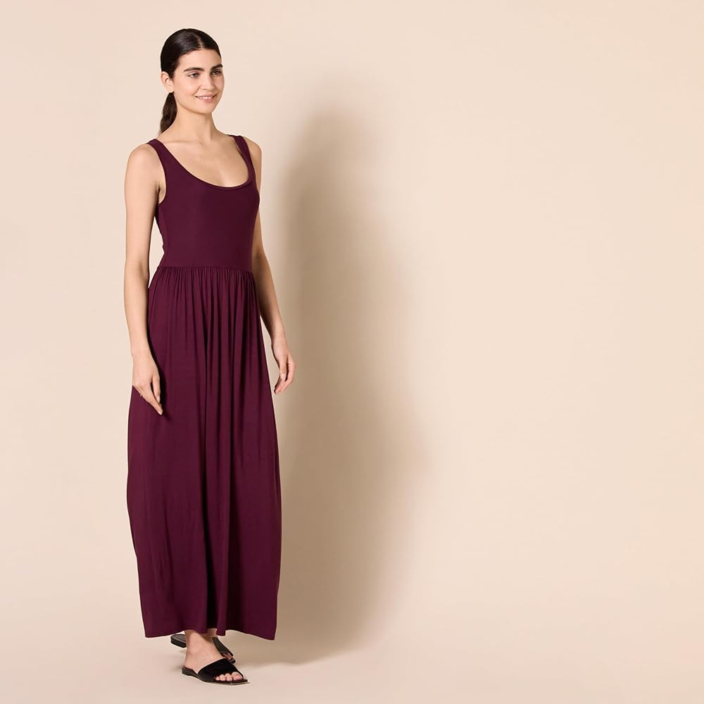 Amazon Essentials Women's Tank Waisted Maxi Dress (Available in Plus Size) | Amazon (US)