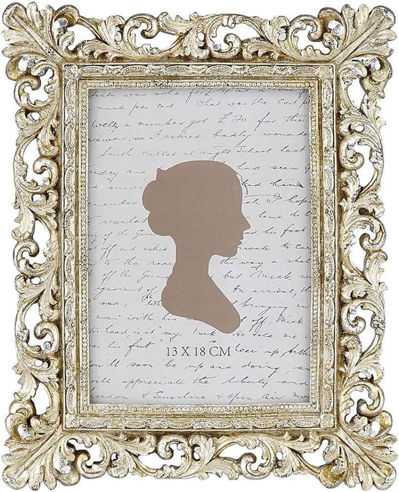 Sunlit Vintage Picture Frame 5x7 Inch, Luxury Antique Photo Frames with Glass Front, Photo Displa... | Amazon (US)
