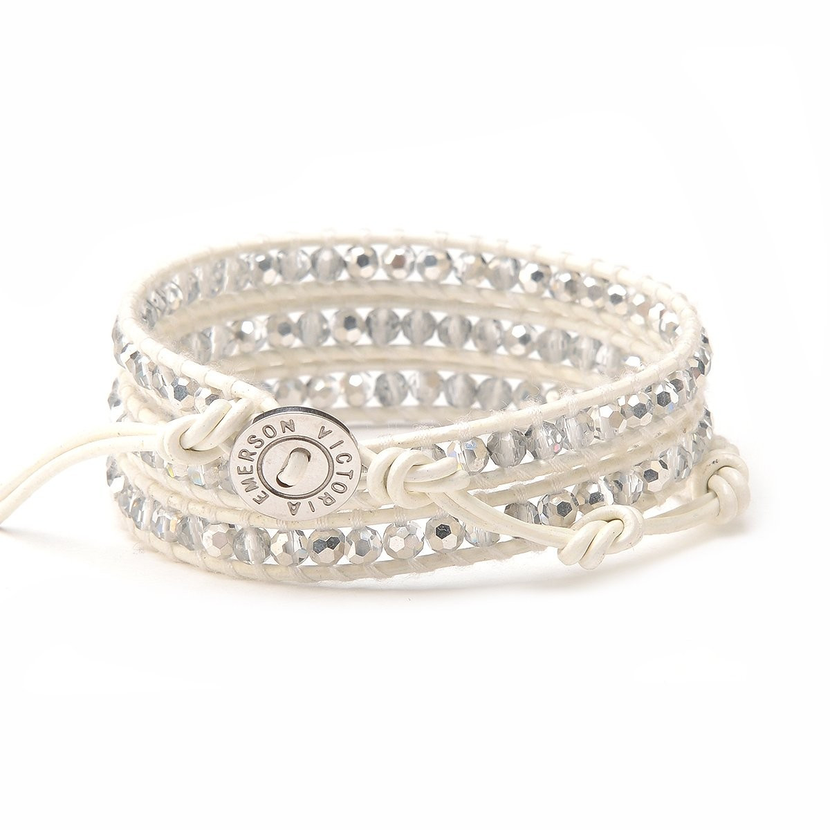 Silver Starlight Crystals on White | Victoria Emerson