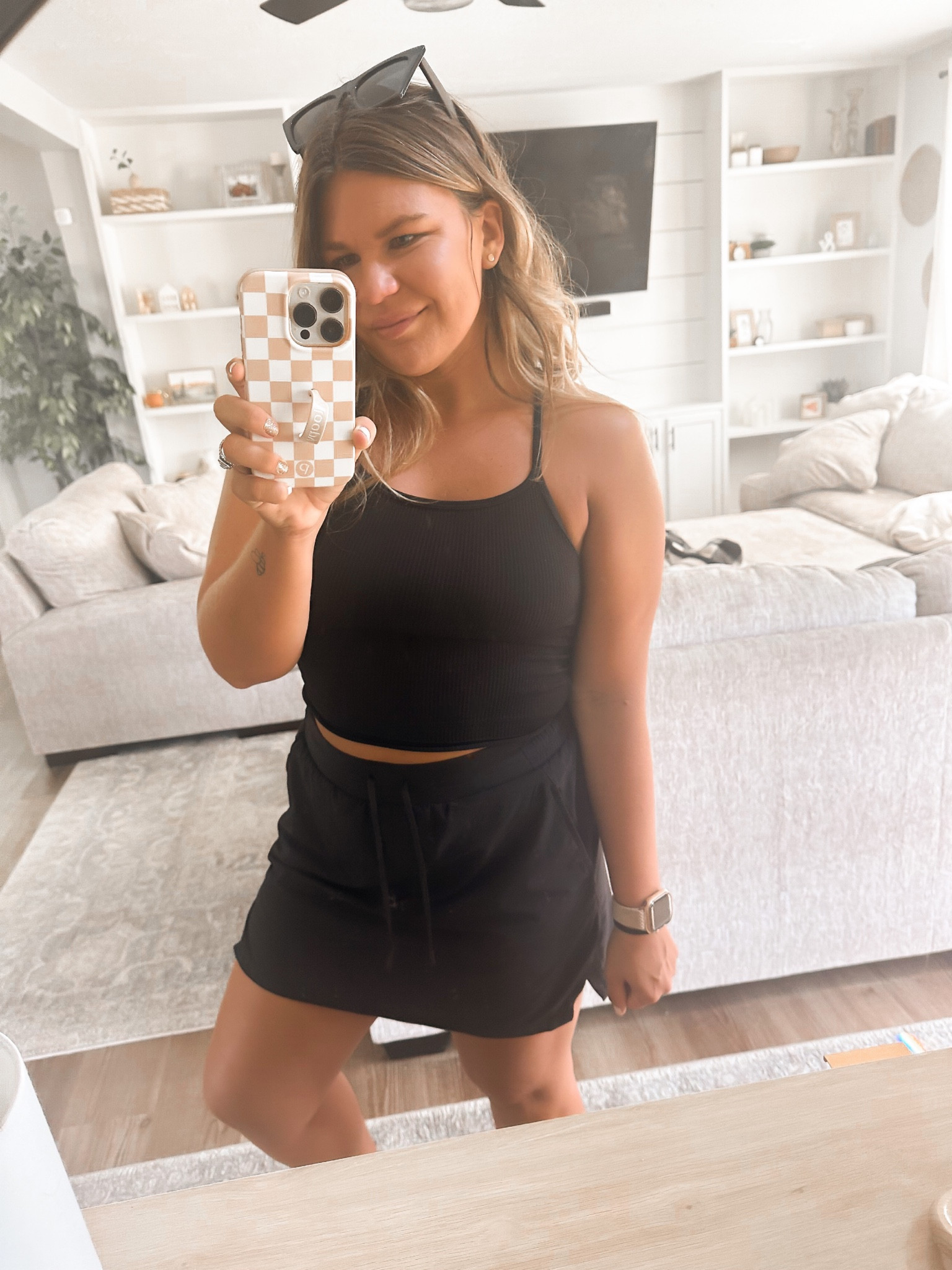 Weekend athleisure outfit
Tank & skort. Lightweight & built-in shorts with pockets  

#LTKsalealert #LTKFitness