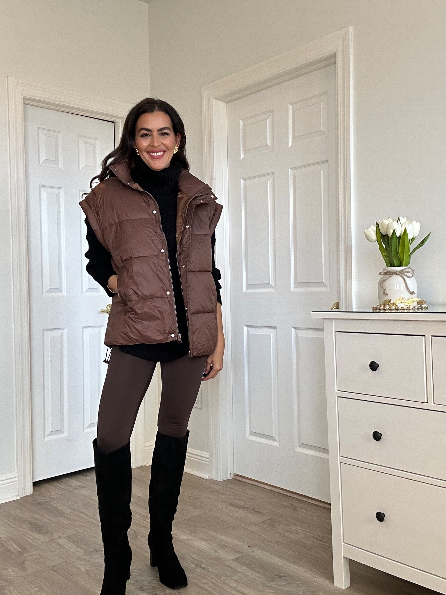 M in puffer, sweater, 

#LTKSaleAlert #LTKFindsUnder50 #LTKSeasonal