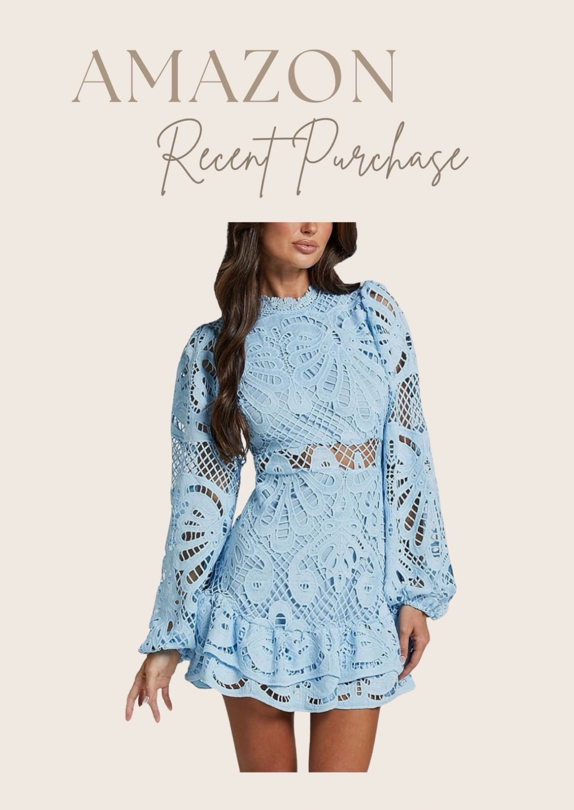 This baby blue crochet mini dress from Amazon is a total dream. The long sleeves and delicate detailing make it feel effortlessly chic and perfect for summer nights. It looks designer, but the price says otherwise—major win!

 

 #LTKPetite #LTKSwim #LTKTravel