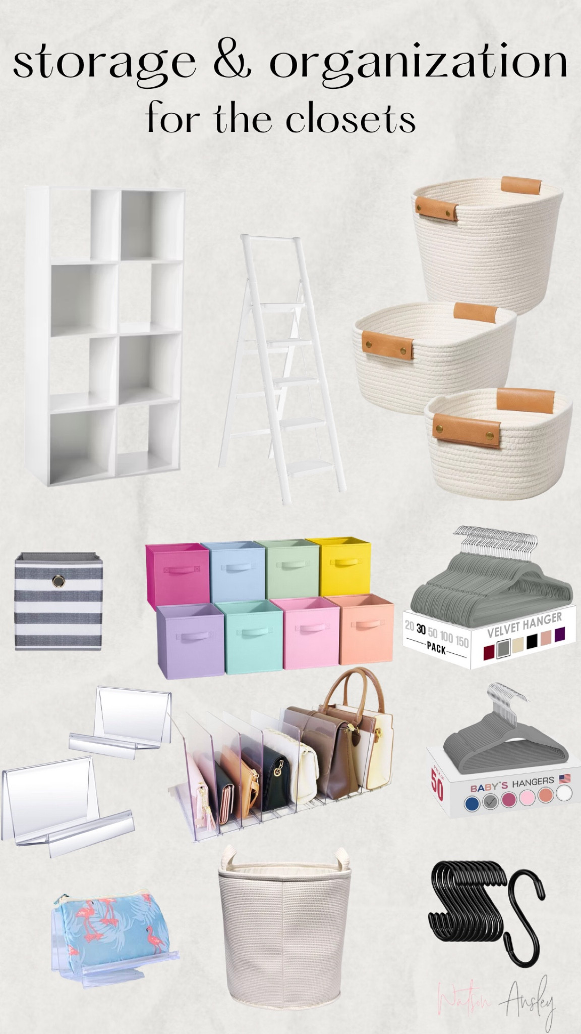 Shop organization for closets below! These are all items I use and love in my own closet and the kids to help us stay neat & tidy 

Click below to shop!

Organization | neat | tidy | organize | bins | baskets | closet | storage | purse organizer | hangers | cube | shelves | shelf | ladder | jean hooks

#LTKKids #LTKStyleTip #LTKHome
