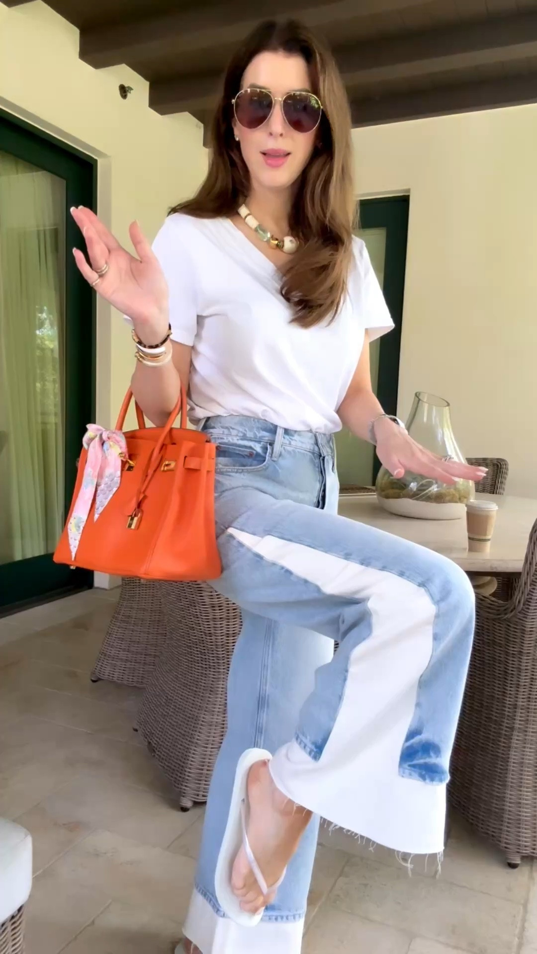  

 Easter weekend at Sea Island with my whole family 🐣🌸 This place will always have our hearts — we got married here and coming back with our kids every year never gets old. We kept it easy — some room service nights, some dinners out, lots of sunshine and really good denim. Speaking of which, the two-tone pair I'm wearing? Grabbed them from a local boutique literally an hour before we left and got so many compliments — linked for you below. And of course I dragged you all into the dressing room with me while we were there — that denim was spectacular and clearly you guys agreed 😍 Everything is linked — a few new @zimmermann pieces, the denim, and a couple of other finds I couldn't leave without. Easy, effortless, and perfect for this time of year. 🌿✨ #SeaIsland #Zimmermann #EasterWeekend

#LTKOver40 #LTKTall #LTKTravel