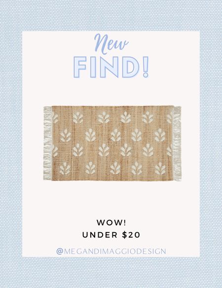 Brand new Erin Gates bloom rug look for WAY less!!! 😍🙌🏻 Available in 4 sizes, you can snag this 2x3 for under $20!! Already selling fast!!!

#LTKsalealert #LTKhome #LTKfindsunder50