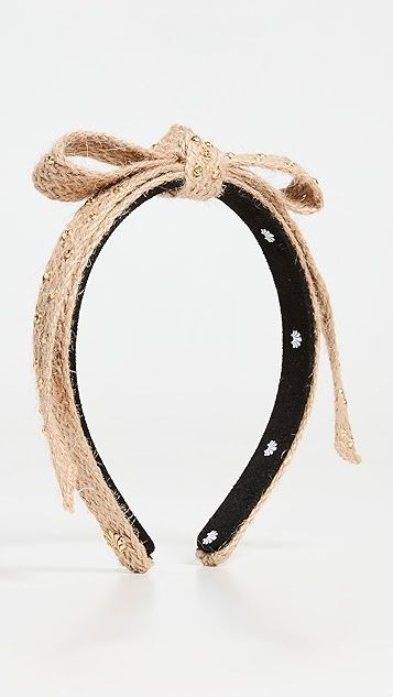 Embellished Bardot Slim Ribbon Headband | Shopbop
