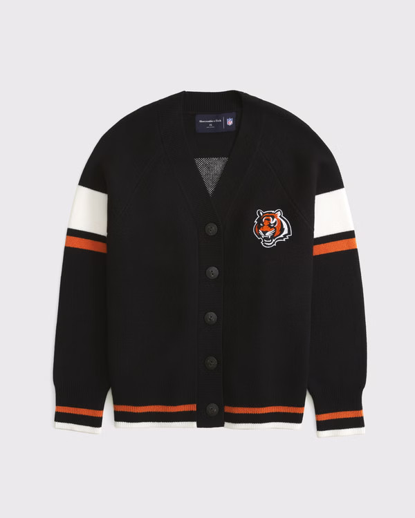 Cincinnati Bengals LuxeLoft Cardigan | Abercrombie & Fitch (US)
