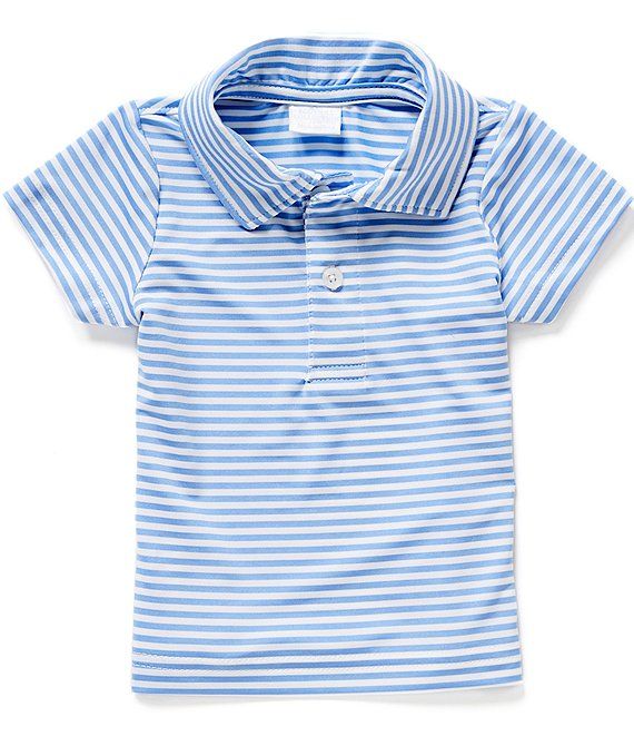 Baby Boys 12-24 Months Stripe Short Sleeve Synthetic Polo | Dillard's