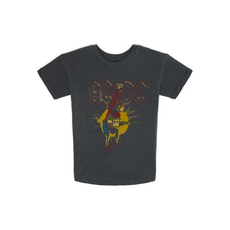Toddler Boys AC/DC Graphic T-Shirt with Short Sleeves, Sizes 18M-5T | Walmart (US)