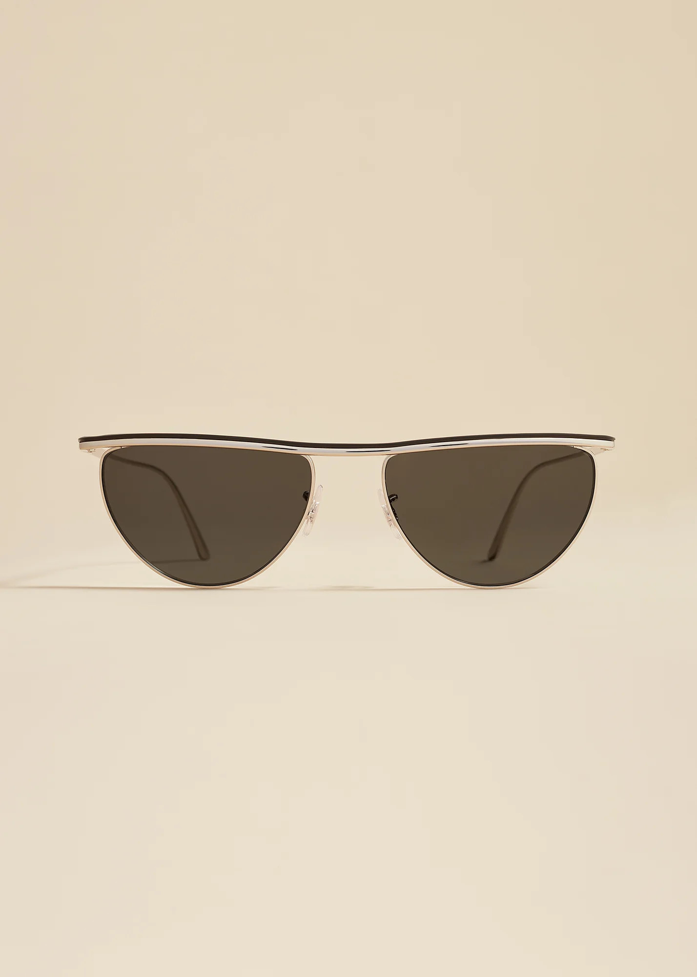 KHAITE - Khaite X Oliver Peoples 1984C In Silver And Grey | Khaite