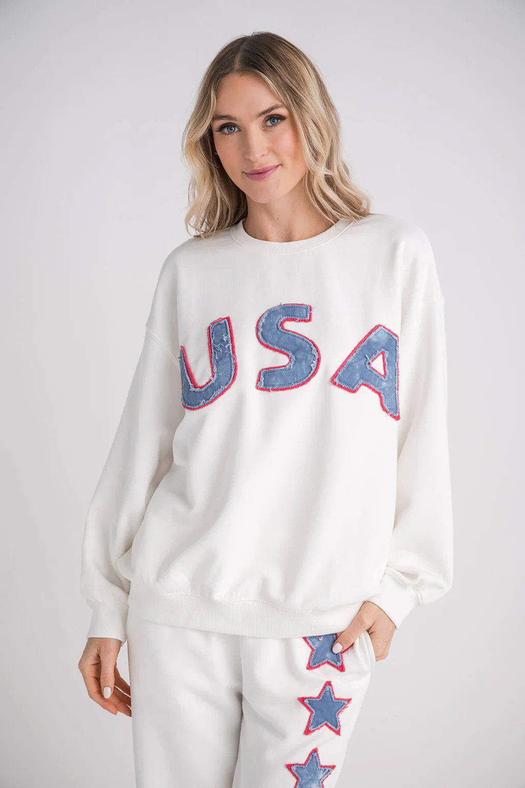 Vintage Havana USA Appliqué Sweatshirt | Social Threads