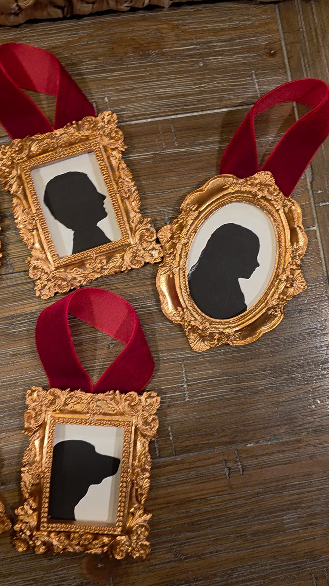 Can't get over how cute these little mini frame silhouette stocking tags are! They were so easy to make. #christmas #stockingtags  

 #LTKHoliday #LTKSeasonal #LTKFindsUnder50