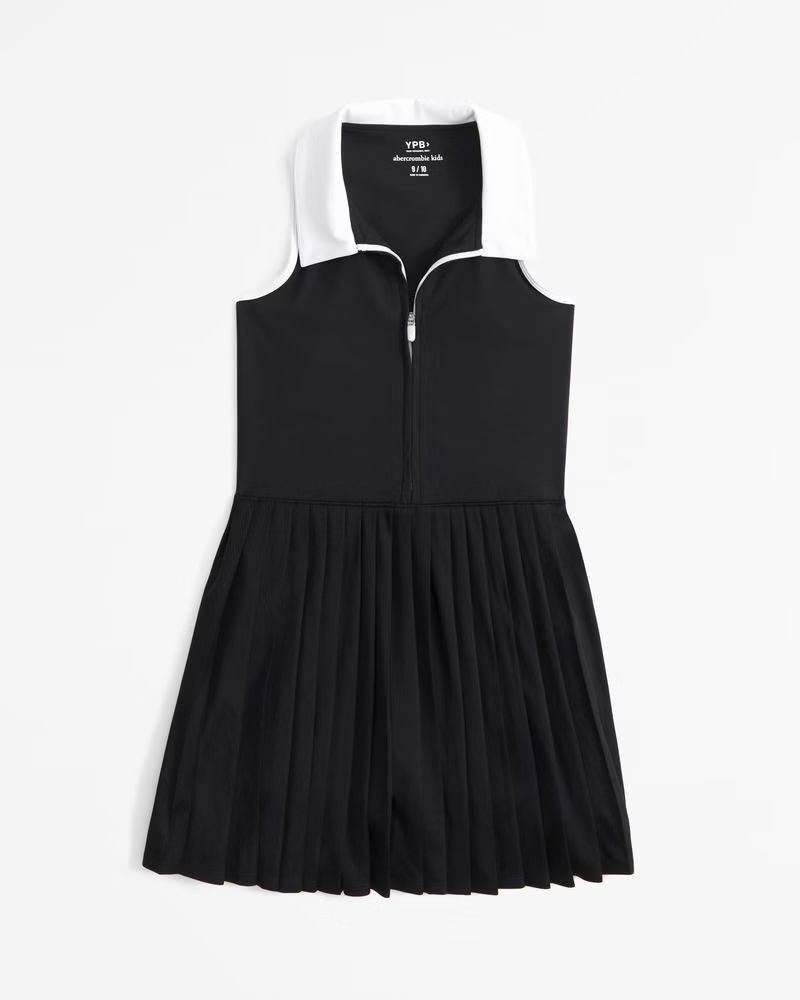 ypb half-zip pleated mini dress | Abercrombie & Fitch (US)