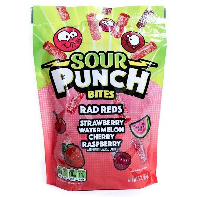 Sour Punch Bites Rad Reds - 9oz | Target