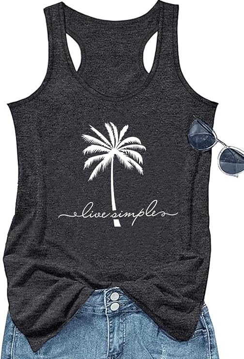 Vintage Mandala Graphic Tank Tops for Women Summer Beach Graphic Loose Tanks Vest Vacation Racerb... | Amazon (US)