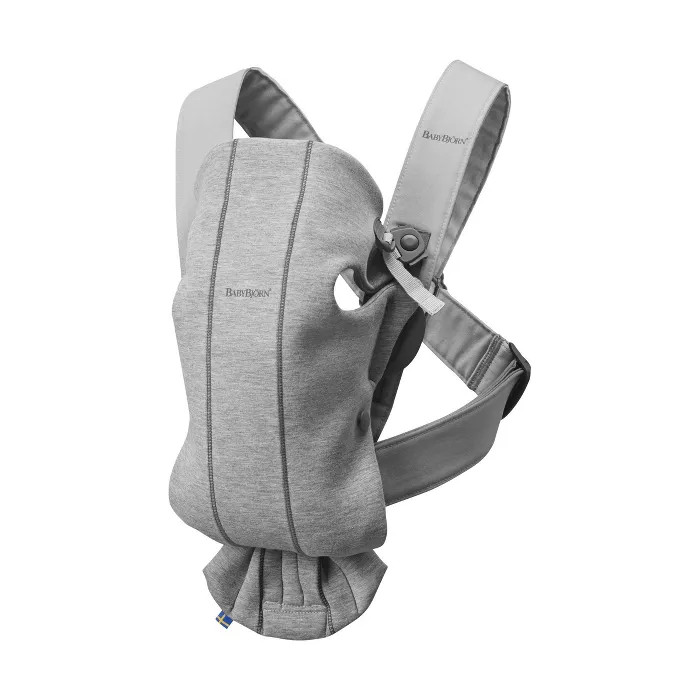 BABYBJÖRN Baby Carrier Mini 3D Jersey - Light Gray | Target