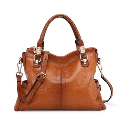 Women's Genuine Leather Purses and Handbags, Satchel Tote Shoulder Bag (Brown) | Target