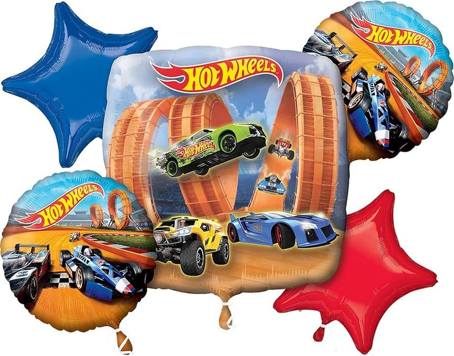 Hot Wheels Racer Bouquet of Balloons | Amazon (US)