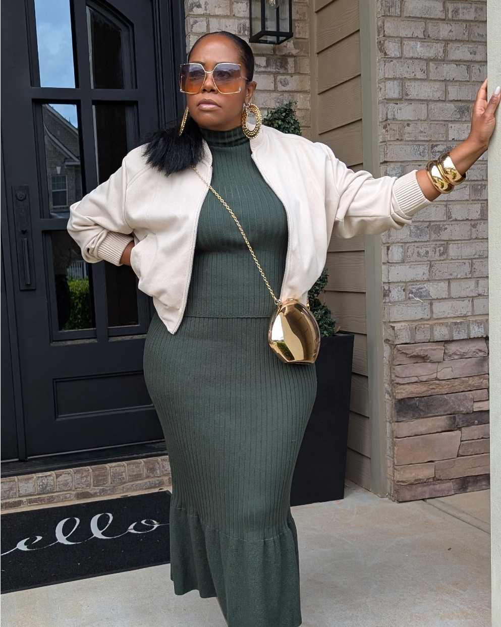 Serving soft slay in this two-piece ribbed skirt set that hugs in all the right places. I threw on a cream bomber to give it that “I’m booked and busy but still cute” vibe. Accessorized with a gold drop bag, chunky bangles, and these embellished mules that do way too much — and that’s exactly why I love ‘em.

Skirt set M | Bomber M | Embellished Mules

Soft life, styled right. ✨

#LTKFallStyle #Over40AndFly #StyleWithSubstance #ElevatedEveryday #LuxeLooks #SoftLifeChic #ImTashaMack #FallFashionInspo #LTKAtlanta #CasualChic #LTKStyle #StyleCurated #WhereLifeMeetsLuxury #RibbedSetReady #LTKFallEdit

#LTKFallSale #LTKOver40 #LTKShoeCrush