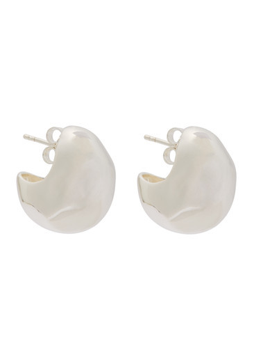 Figure sterling silver hoop earrings | Harvey Nichols