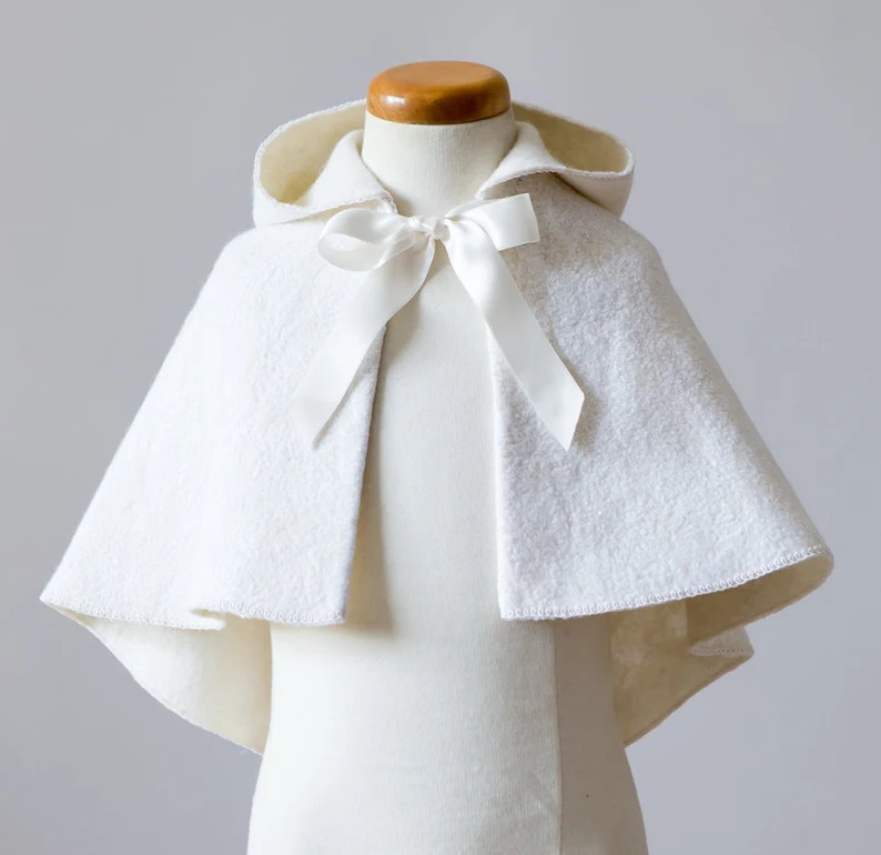 Braut Umhang mit Kapuze, Gefilzte Wolle Cape, Braut Cape, Herbsthochzeit, Hochzeit im Herbst, Bol... | Etsy (DACH)