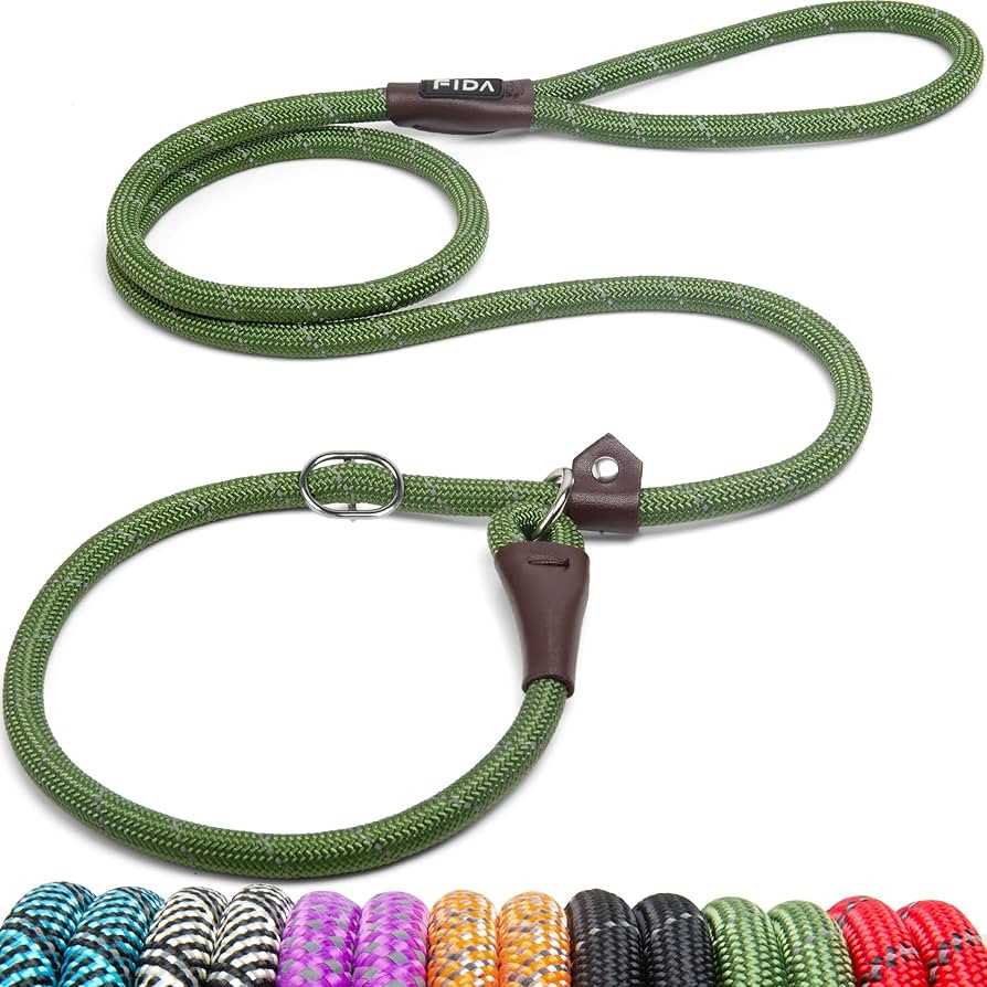 Fida Durable Slip Lead, 6 FT x 1/2" Heavy Duty Loop Leash, Comfortable Strong Rope for Large, Med... | Amazon (US)